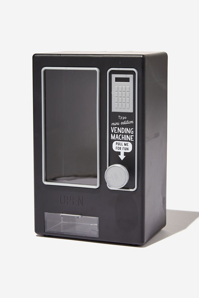 Mini Vending Machine, BLACK MATTE