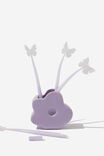 Flower And Butterfly Pen Set, SOFT LILAC - alternate image 2