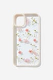 Protective Phone Case iPhone 11, TRAPPED MICRO FLOWER / BALLET BLUSH - alternate image 1