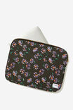 Take Me Away 15 Inch Laptop Case, DAISY CRAYON / BLACK - alternate image 2