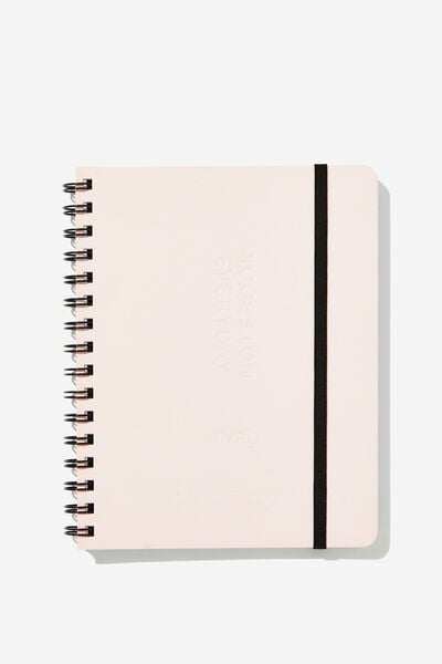 Small Everyday Notebook, BALLET BLUSH DEBOSSED
