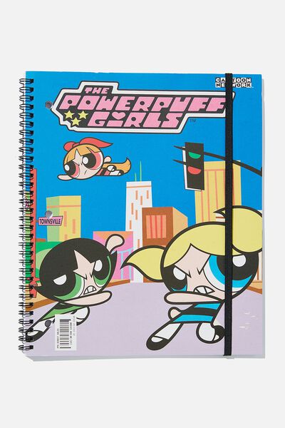 College Ruled Spinout Notebook V, LCN WB POWERPUFF GIRLS ACTION