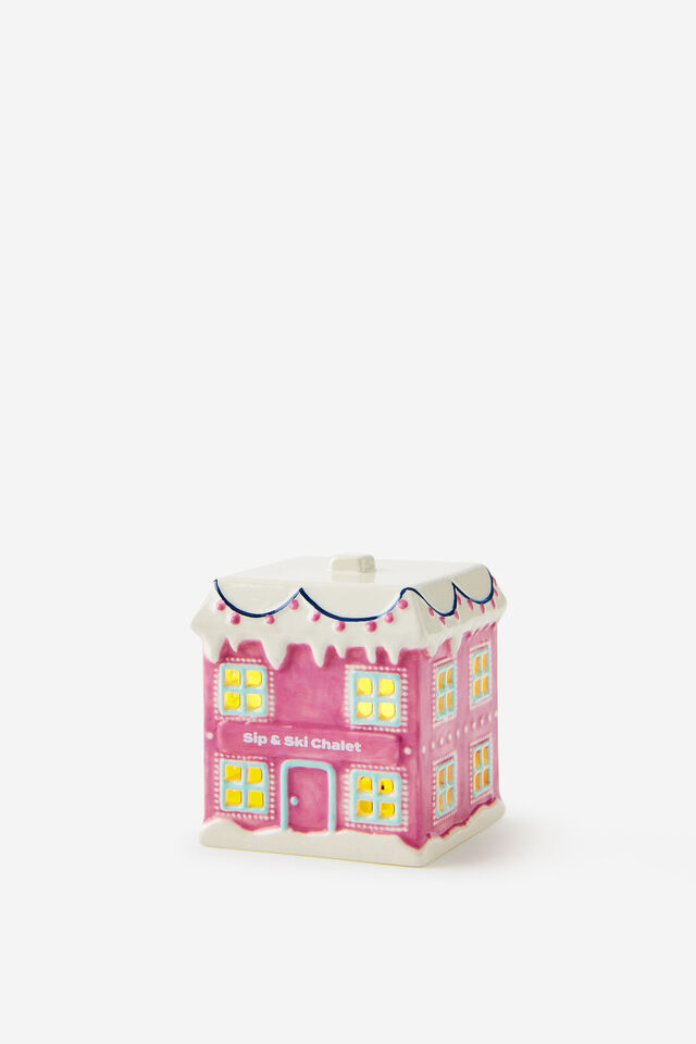 Light Up Home Ornament, SIP & SKI CHALET