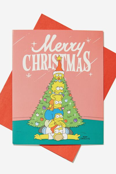 Christmas Card 2023, LCN SIM SIMPSONS CHRISTMAS TREE