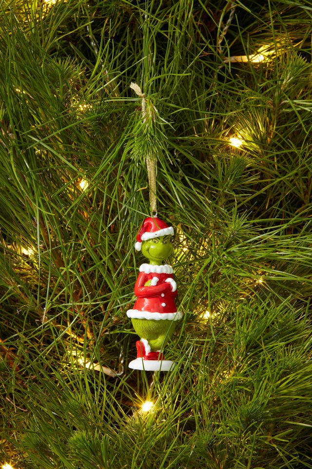 Resin Christmas Ornament, LCN DRS SANTA GRINCH