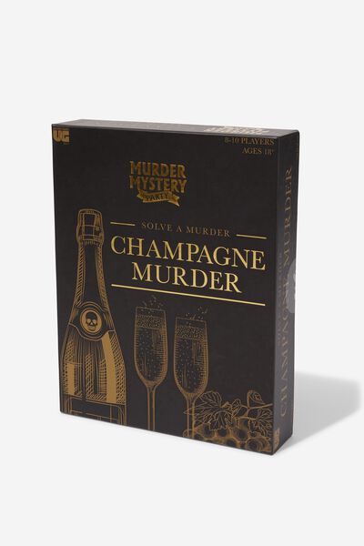 Champagne Murder Mystery Game, ASSORTED