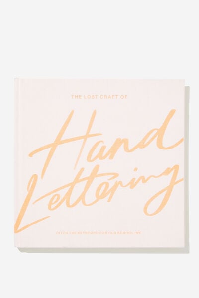 Square Activity Journal, THE BOOK OF HANDLETTERING