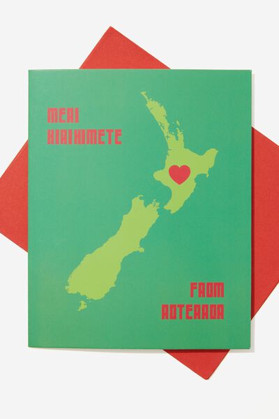 Christmas Card 2023, RG NZ MAP