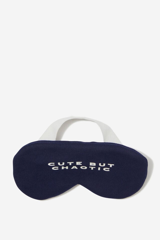 Off The Grid Eyemask, CUTE BUT CHAOTIC/ NAVY