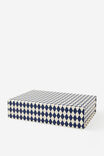 Large Magnetic Flat Pack Box, HARLEQUIN CHRISTMAS - example image 1