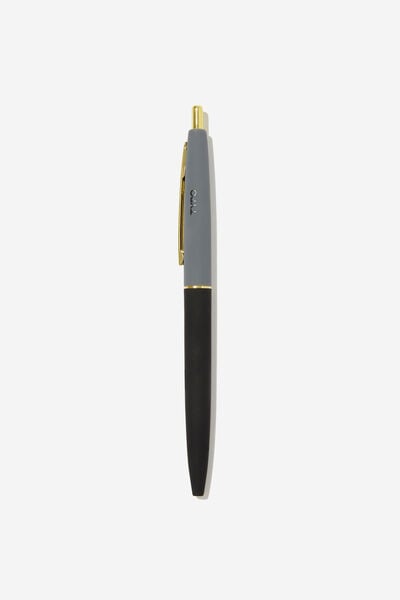 Essential Colour Block Pen, TONAL BLACK AND GREY