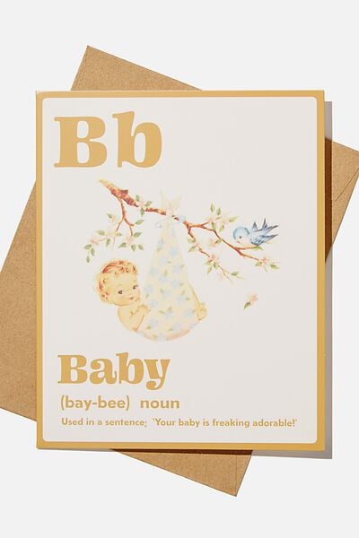 Baby Card, BABY NOUN