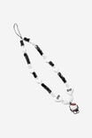 Collab Carried Away Phone Charm Strap, LCN SAN HELLO KITTY / BLACK - alternate image 1