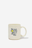 Limited Edition Mothers Day Mug, IM THE BOSS SPECKLE - alternate image 1