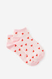 Ankle Socks 2 Packs, HEART - example image 3