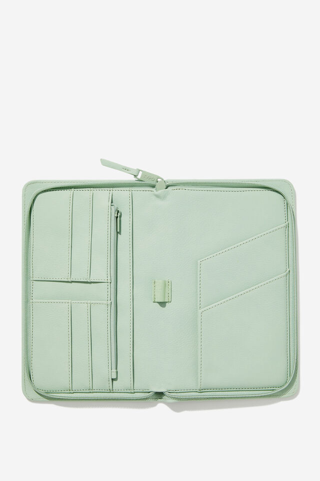 Off The Grid Travel Wallet, SMOKE GREEN