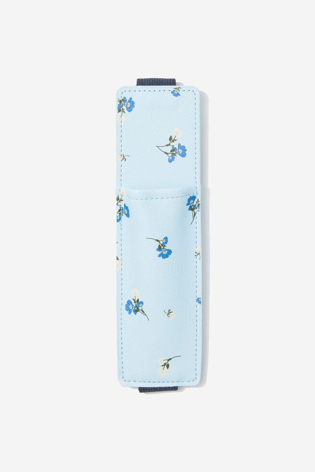 Notebook Pen Pouch, MEADOW DITSY ARCTIC BLUE