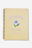 A4 Campus Notebook, OPTIMISTIC STATE OF MIND - alternate image 1