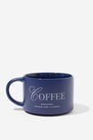 Big Hit Mug, COFFEE BECAUSE.. - alternate image 1