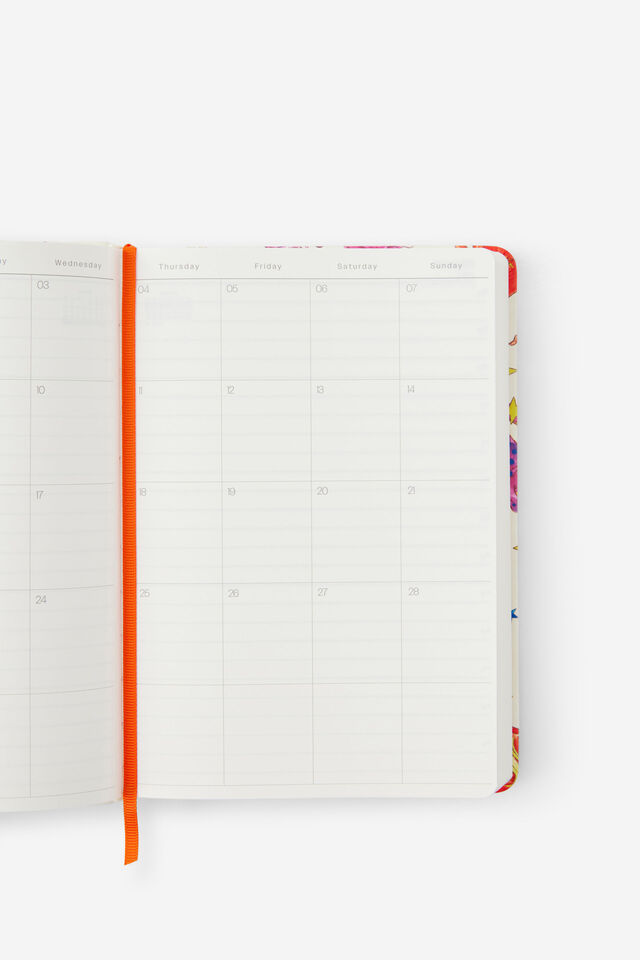 Personalised 2027 A5 Daily On Schedule Diary, ECRU CELESTIAL