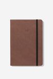 Personalised A5 Buffalo Journal, BLUNT BROWN - alternate image 1
