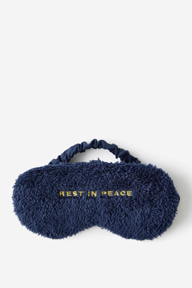 Off The Grid Eyemask, REST IN PEACE / NAVY