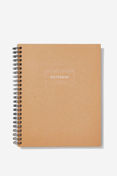 A5 Campus Notebook-V (8.27" x 5.83"), NOTEBOOK KRAFT