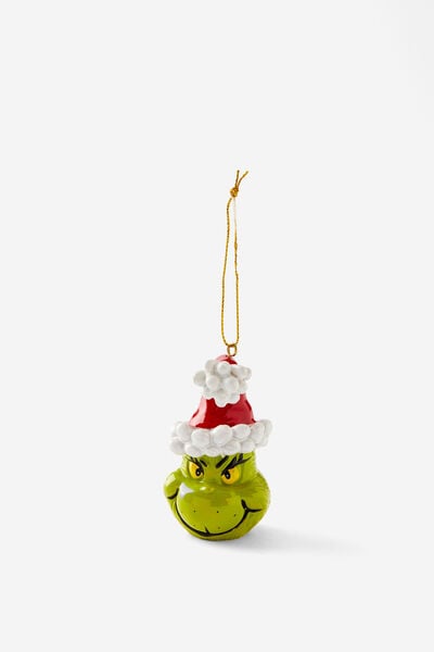 Collab Resin Christmas Ornament, LCN DRS GRINCH