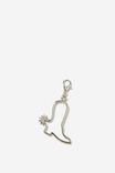 Icon Charm, SILVER COWBOY BOOT - alternate image 1