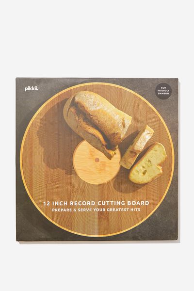 Record Bamboo Chopping Board, ASSORTED