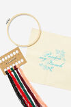 Diy Embroidery Kit, PARDON MY FRENCH - alternate image 2