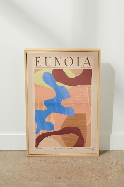 40 X 60 Canvas Art, EUNOIA ABSTRACT EMILY GRACE