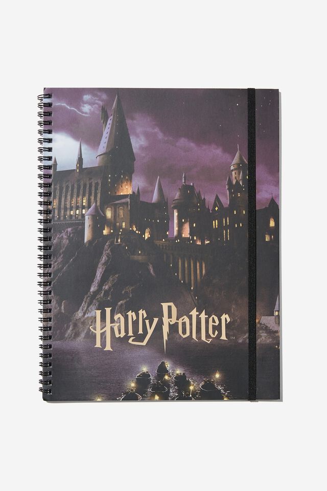 Harry Potter A4 Spinout Notebook, LCN WB HOGWARTS CASTLE