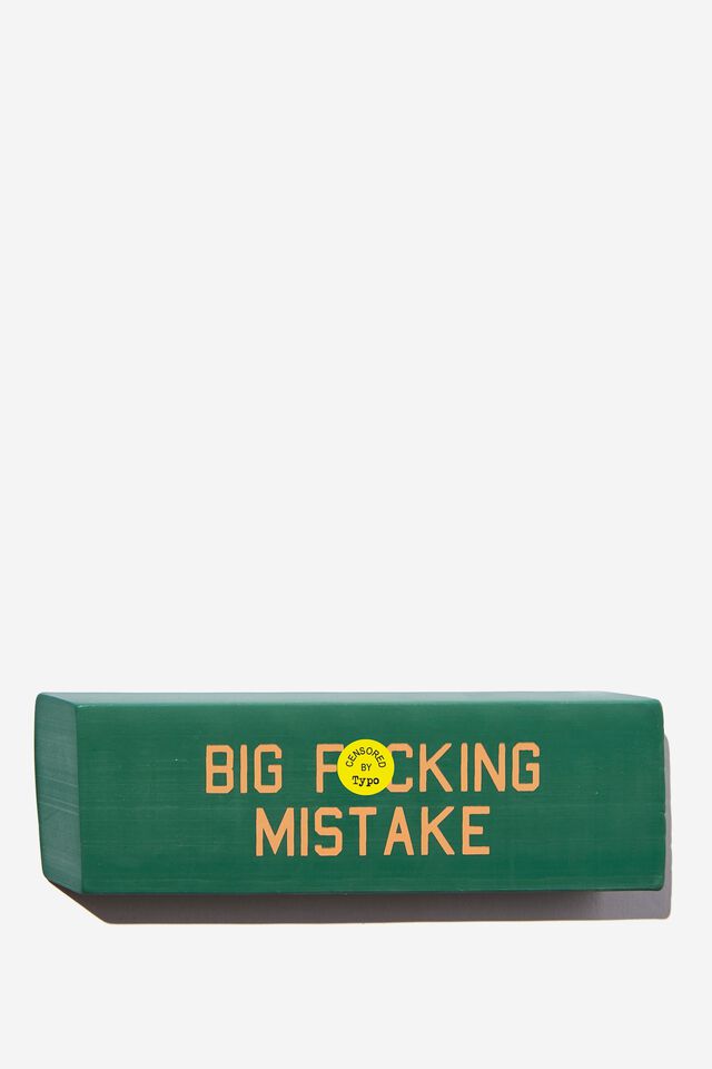 Jumbo Eraser, BIG MISTAKE!!