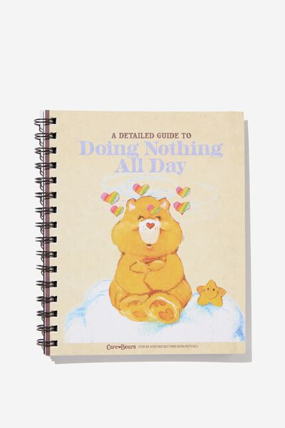 A5 Campus Notebook Recycled, LCN CLC CARE BEARS DOING NOTHING