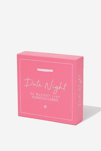 Bucket List Scratch Cards, DATE NIGHT