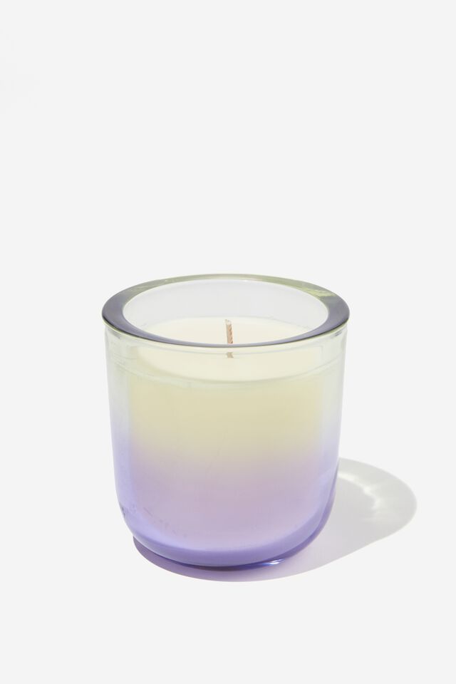 In The Mood Candle, SOFT LIME & PURPLE