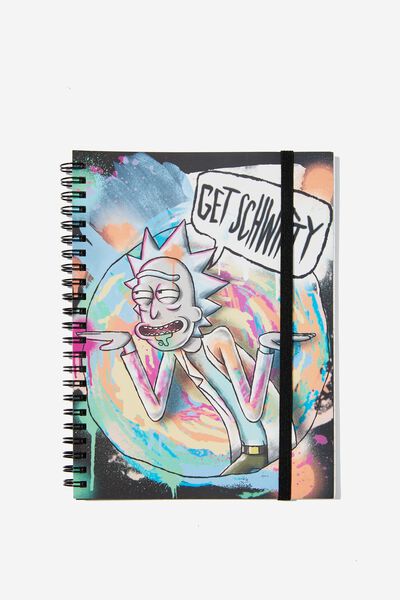 Small Spinout Notebook, LCN WB RICK AND MORTY GET SCHWIFTY