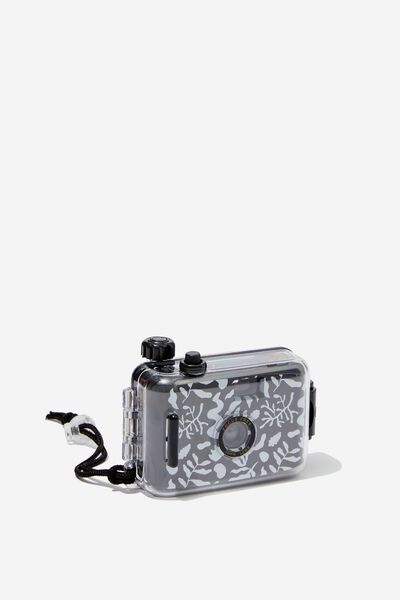 Take Your Shot Splash Proof Camera, ABSTRACT FOLIAGE BLACK & WHITE