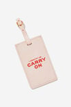 Off The Grid Luggage Tag, CARRY ON / BALLET BLUSH - alternate image 1