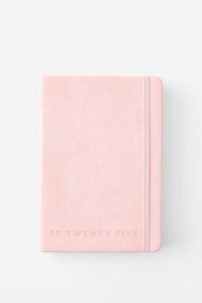 2025 A5 Daily Buffalo Diary, BALLET BLUSH