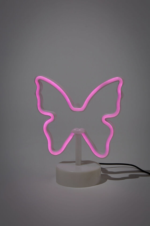 Shaped Desk Lamp, LILAC BUTTERFLY