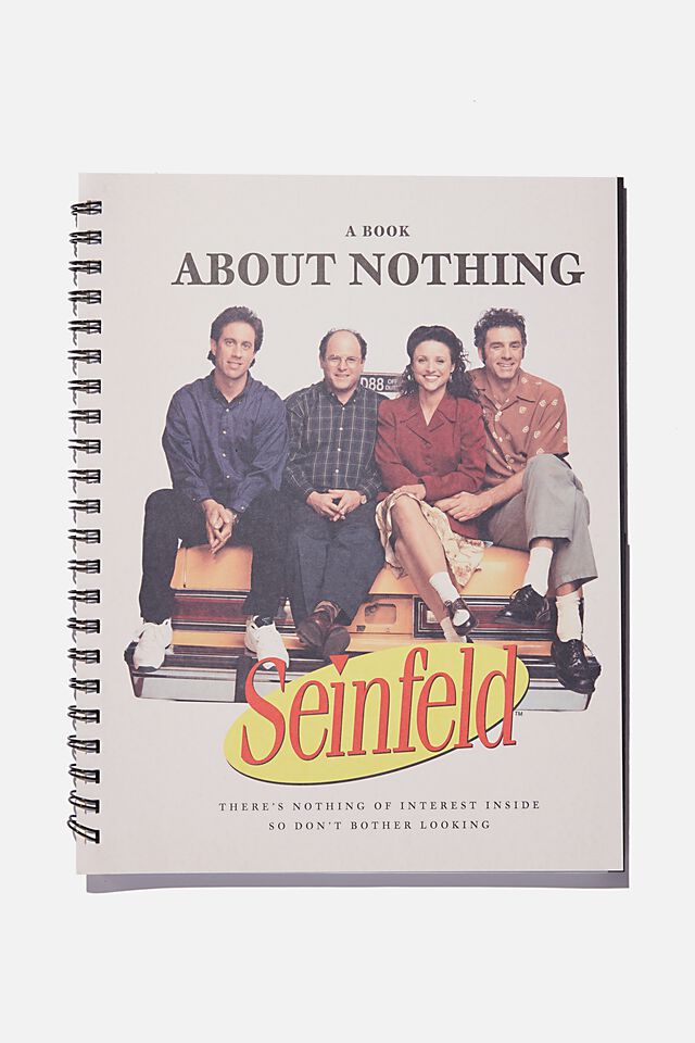 A4 Seinfeld Campus Notebook Recycled, LCN WB SEINFELD BOOK ABOUT NOTHING