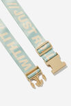 Luggage Strap, JUST ROLL WITH IT/ SMOKE GREEN - alternate image 2
