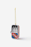 Resin Christmas Ornament, SARDINE TIN - example image 1