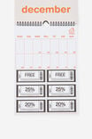 2027 Get A Date Wall Calendar, LCN MIFF MIFFY - example image 3