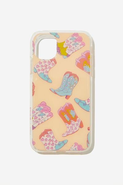 Graphic Phone Case Iphone 11, AS TXB COWGIRL BOOTS