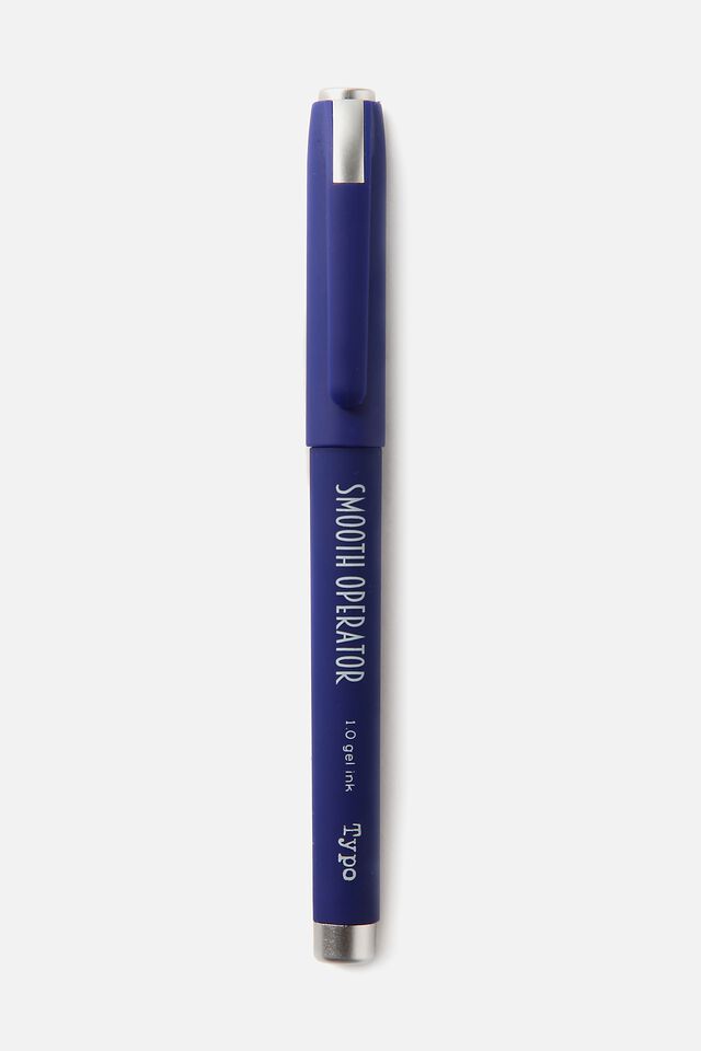 Smooth Operator Gel Pen, BLUE