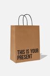 Get Stuffed Gift Bag - Medium, THIS IS YOUR PRESENT CRAFT - alternate image 1