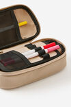 Hybrid Pencil Case, CHAI DEBOSS STRIPE - example image 2